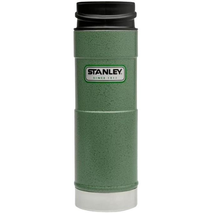 Термокружка Stanley Classic 1-Hand 0,47 л, тёмно-зелёная (10-01394-013)